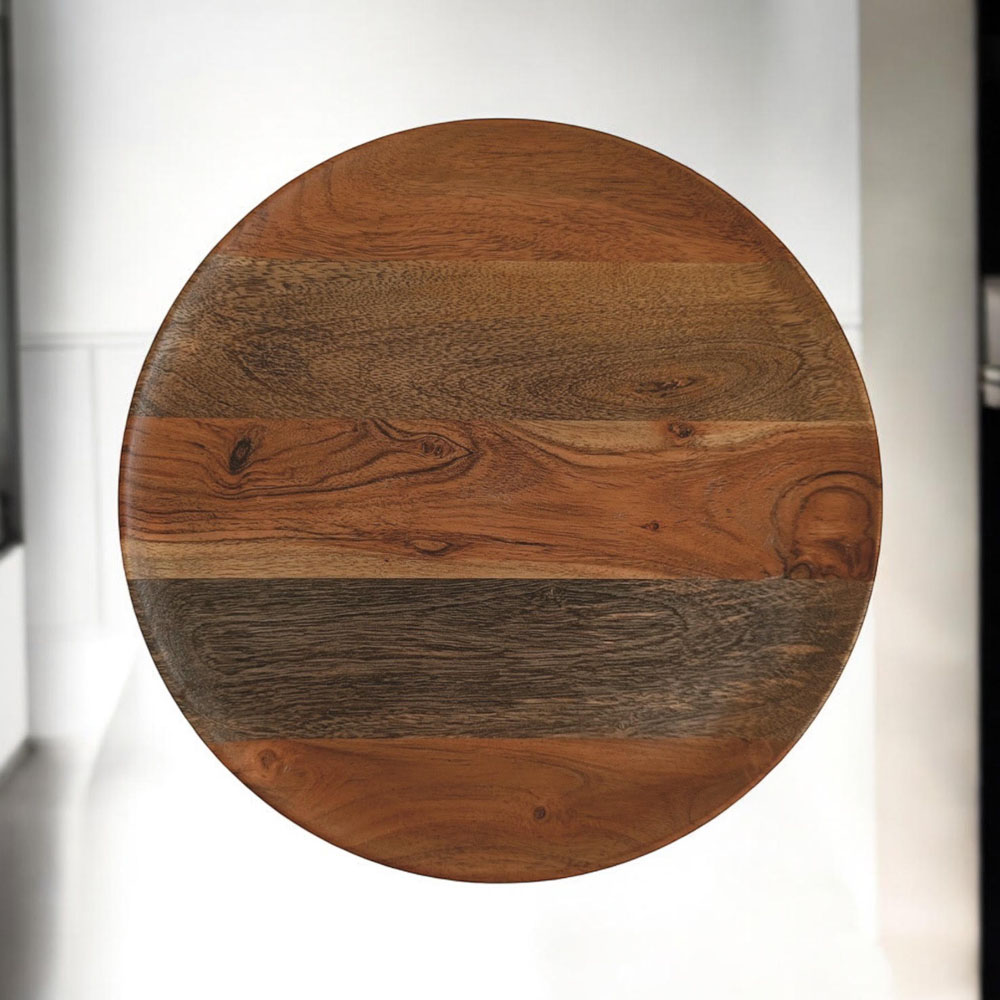 Acacia Home 28cm Wooden Serving Plate Image 2