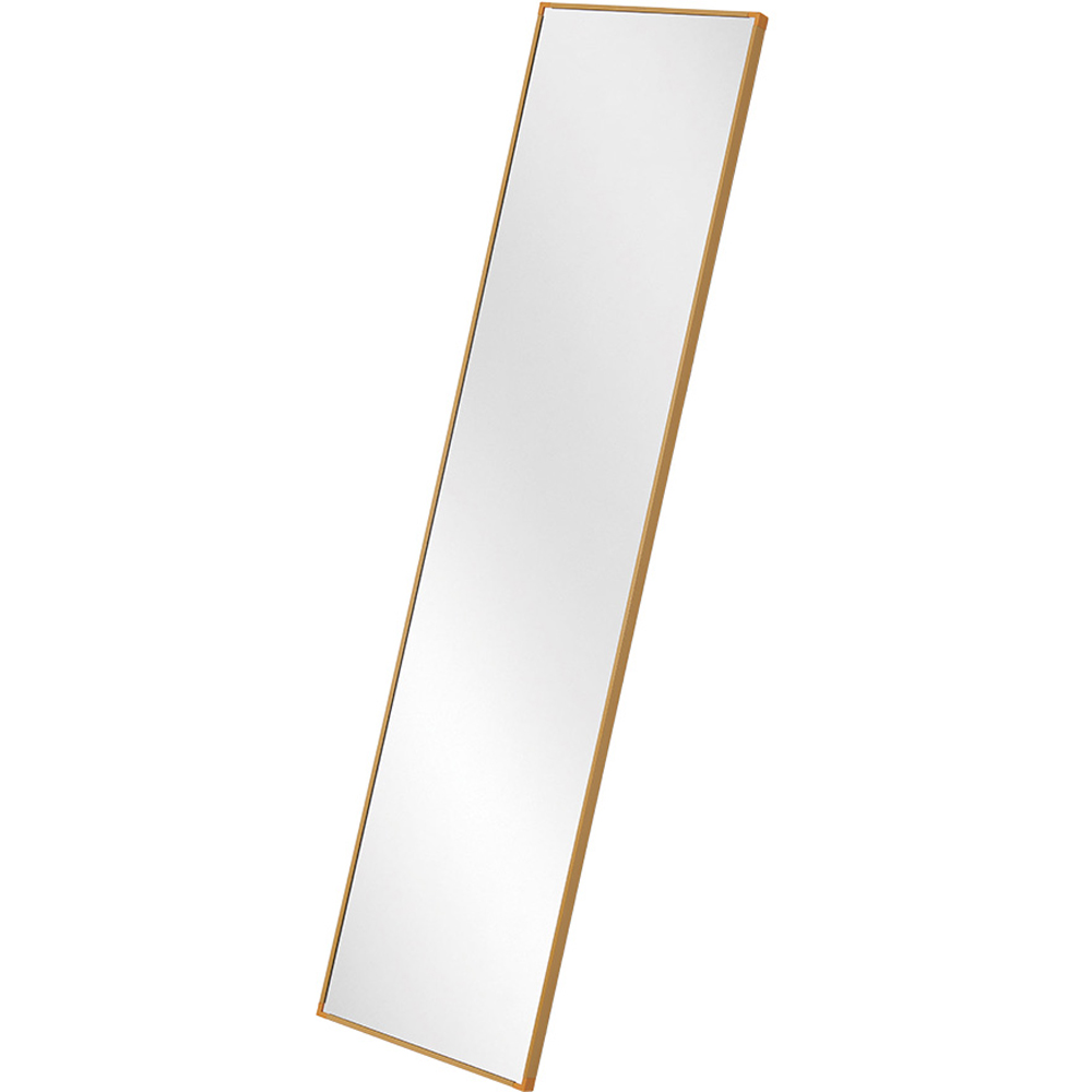 Living and Home Gold Slim Full Length Wall Mounted Mirror 120cm Image 3