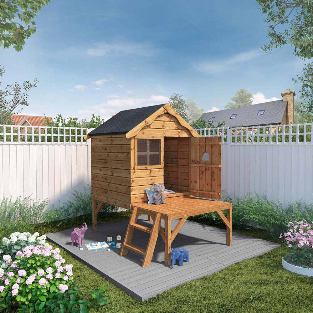 Mercia Snug Playhouse and Tower 4ft x 4ft Image 3