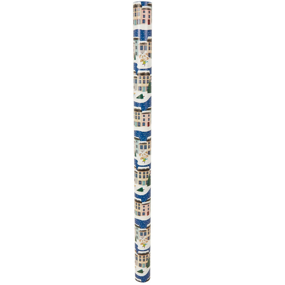 Festive Scene Gift Wrap 4m Image 3