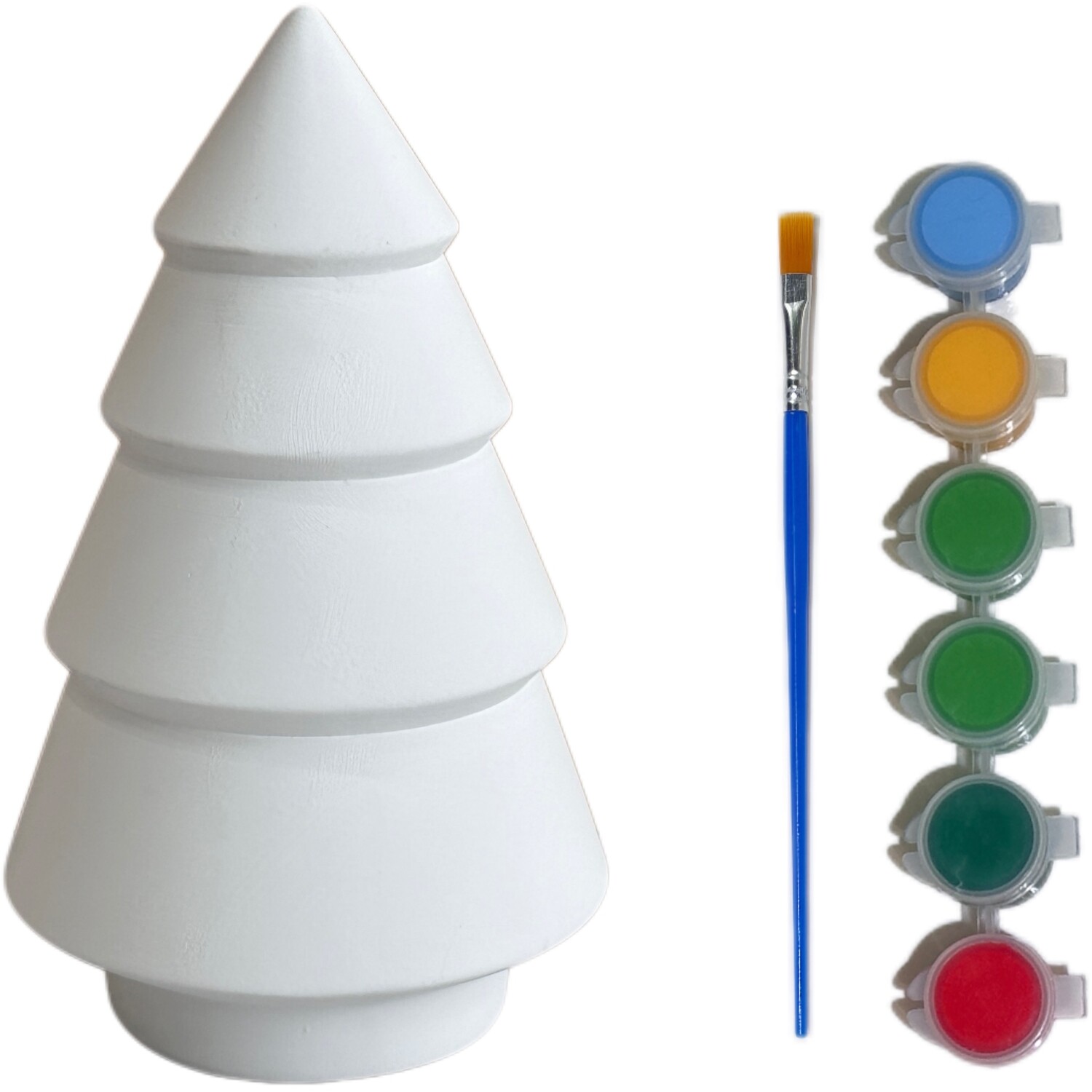 Paint Your Own Large Ceramic Plain Tree White Image 2