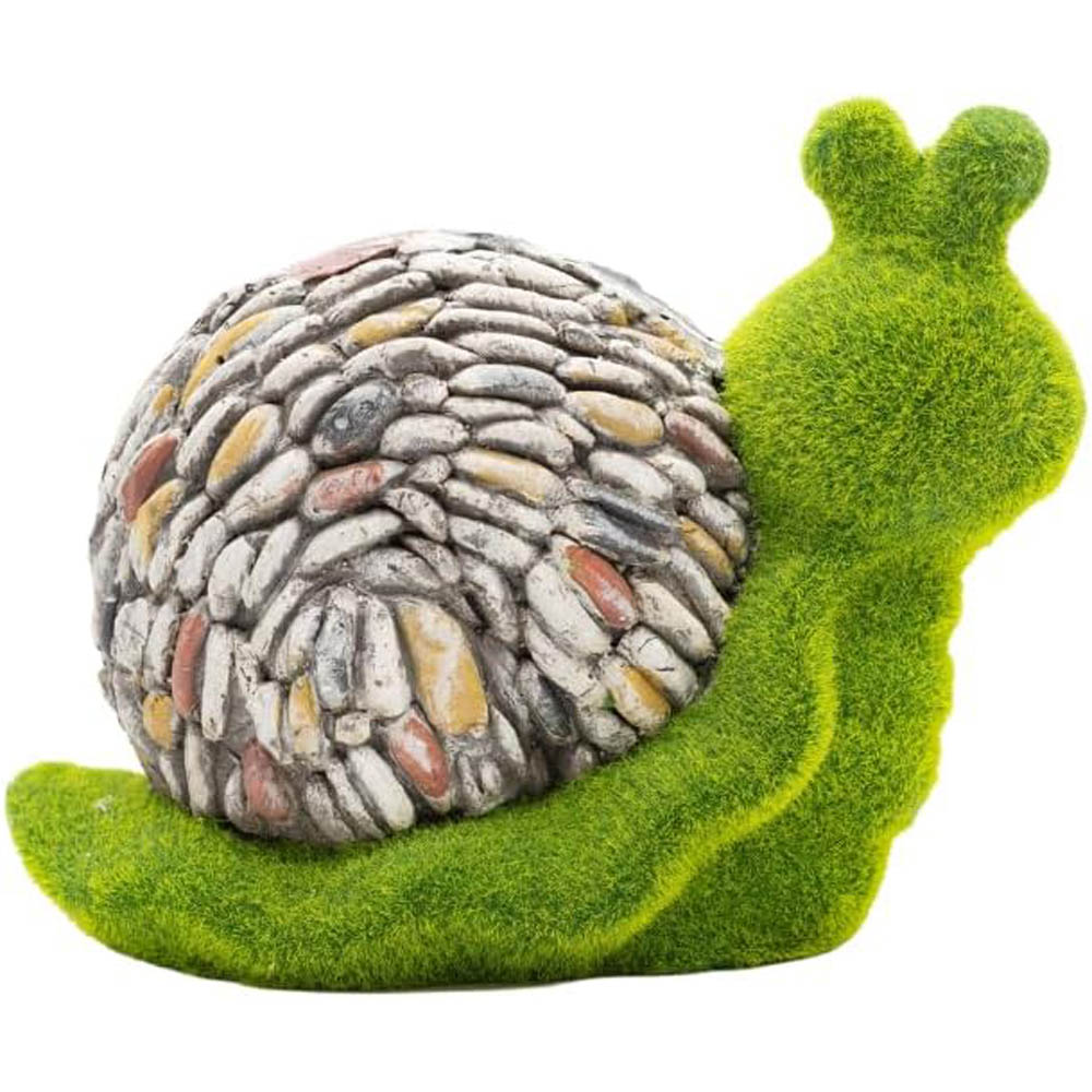 Marco Paul Stone Effect Resin Snail Garden Ornament Image 3