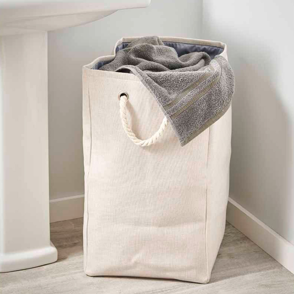 Wilko Natural Folding Laundry Bag Image 6