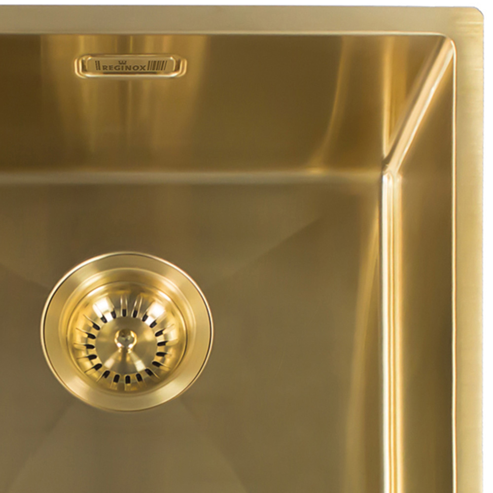 Reginox Miami Gold Square Sink 400 x 400mm Image 2