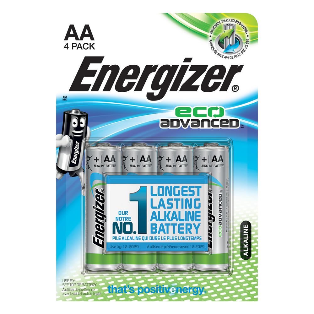 Energizer Eco Advanced AA 4pk Image