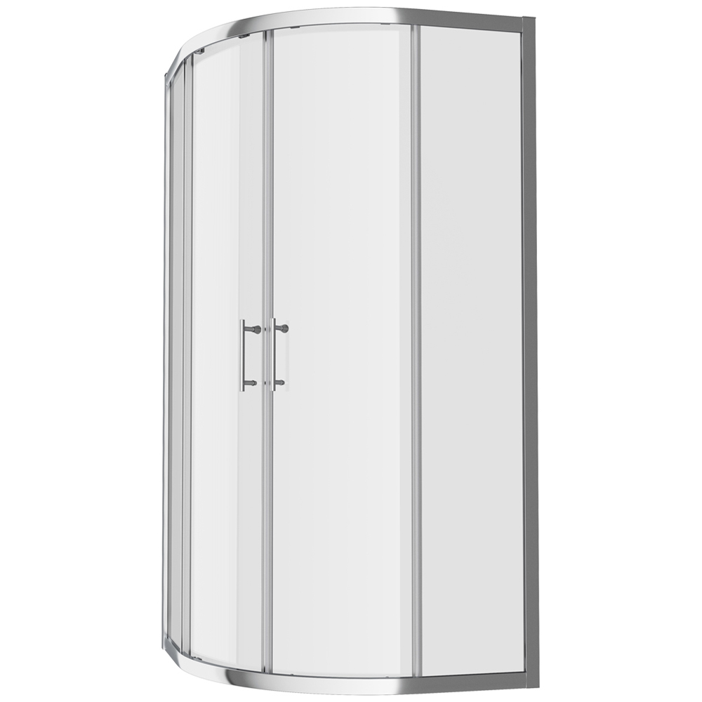 Bathstore Atlantis 2 Door Chrome Quadrant Shower Enclosure 900mm Image 1