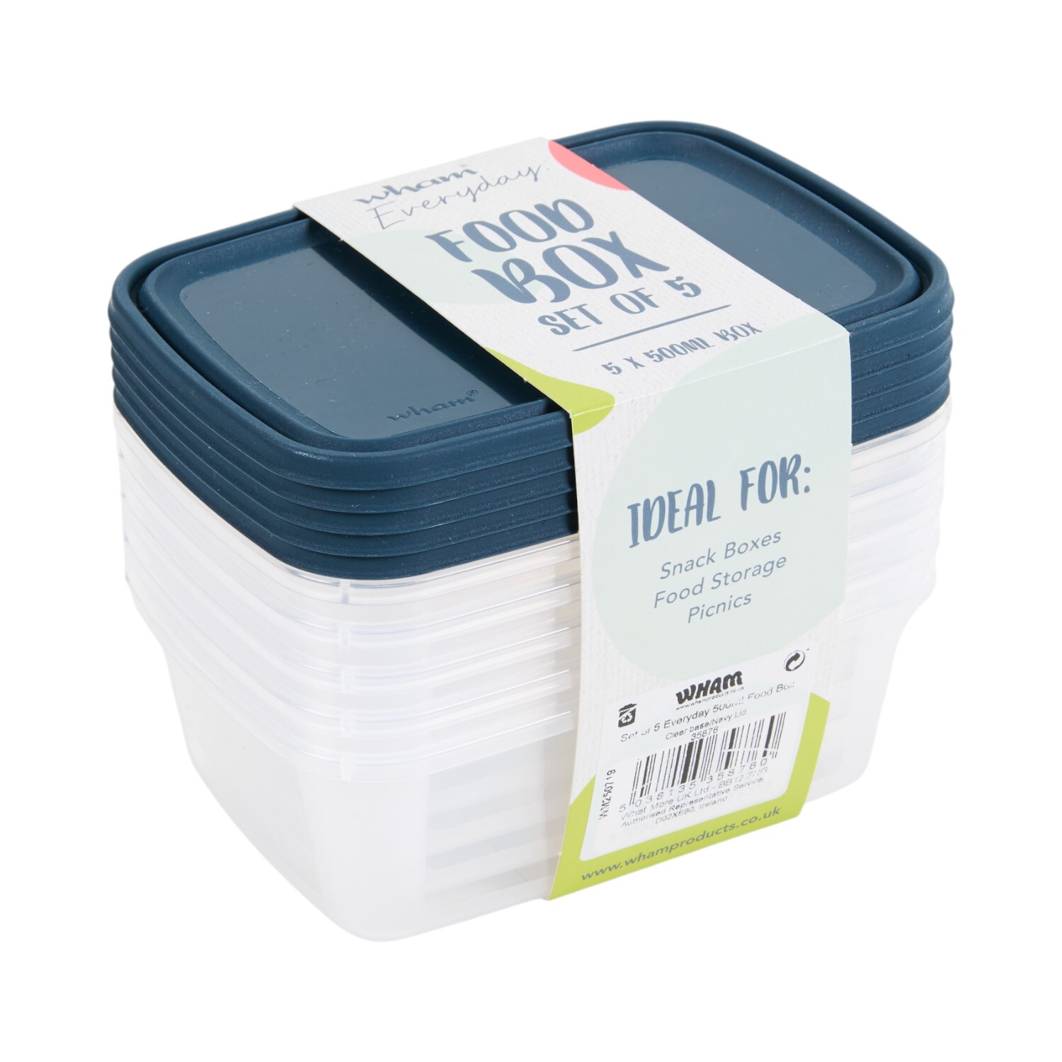 Everyday Reusable Food BoxesNavy5 Image 2
