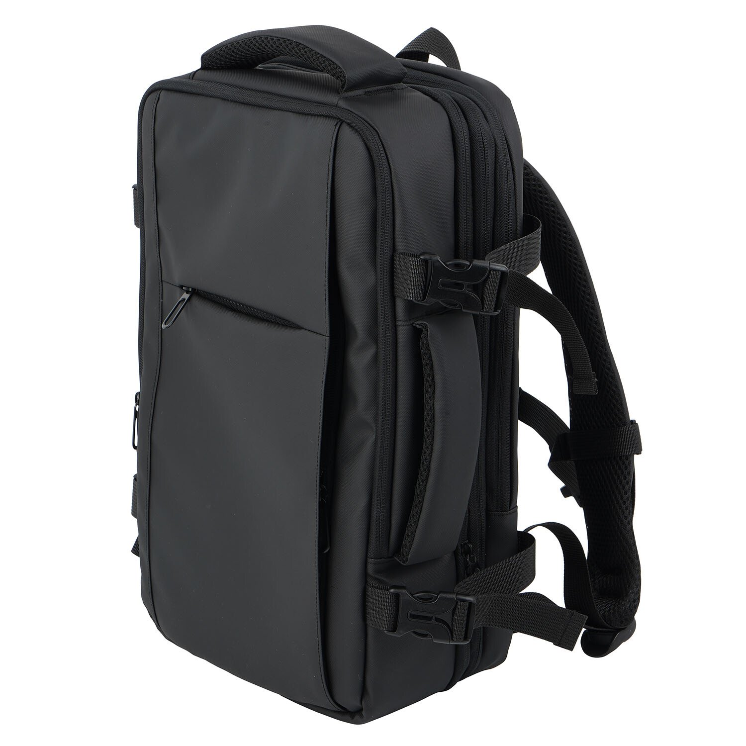 Large Compartment Travel Backpack - Black Image 4