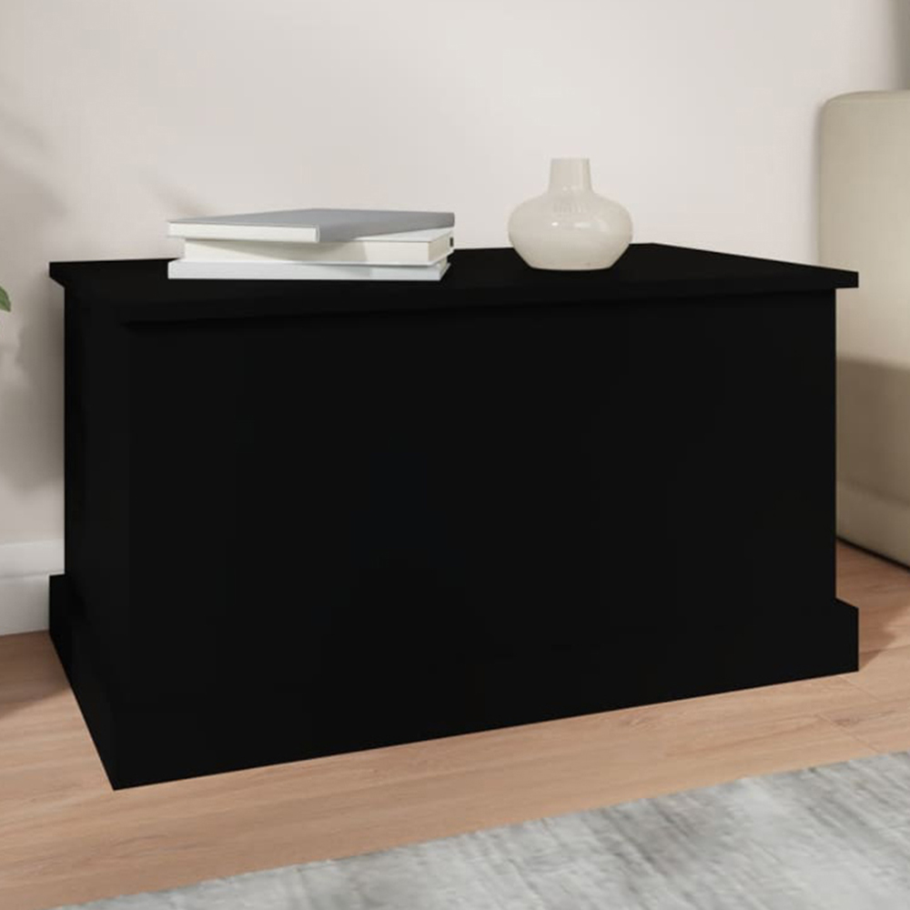 vidaXL Black Storage Box Image 1