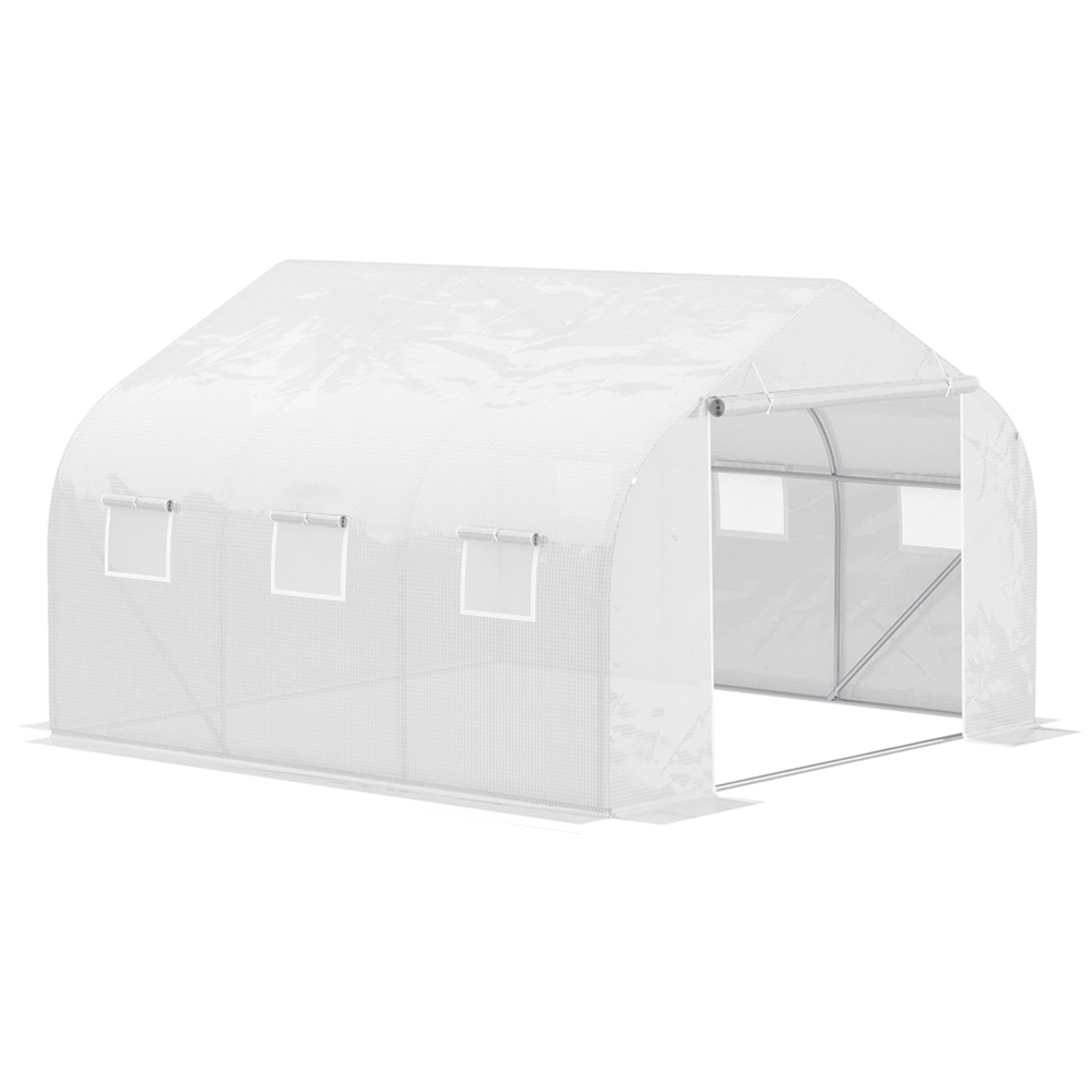 Outsunny Walk-In Greenhouse Cover Image 1