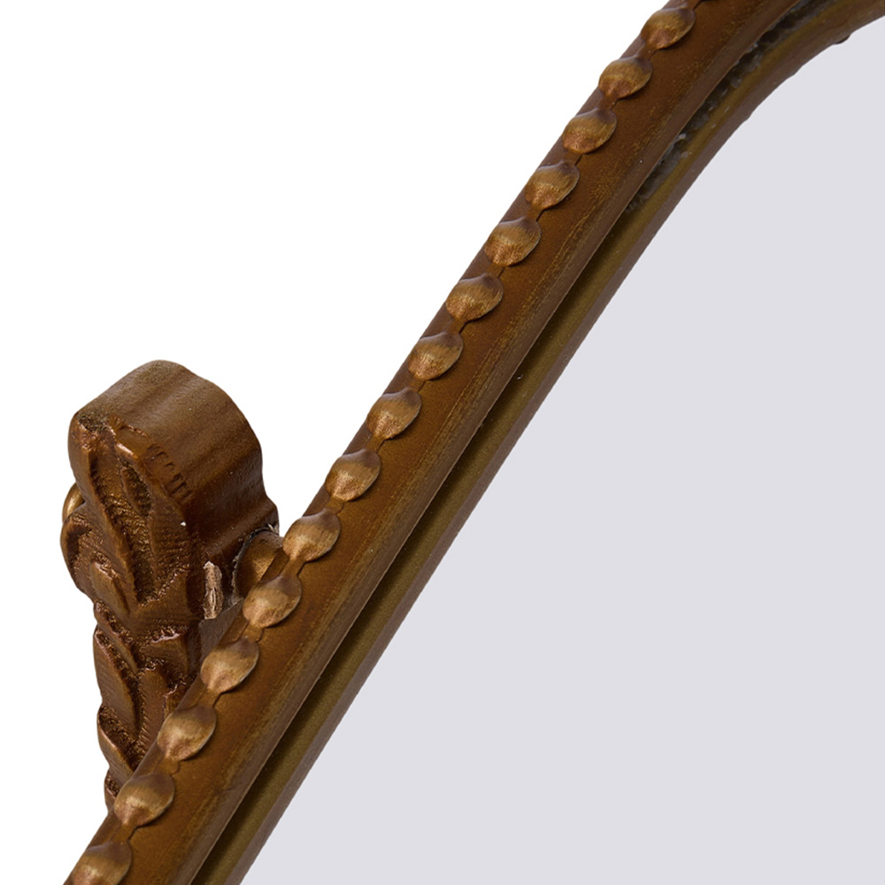 Living and Home Gold Rectangular Classic Freestanding Mirror 39.5 x 35.5cm Image 5