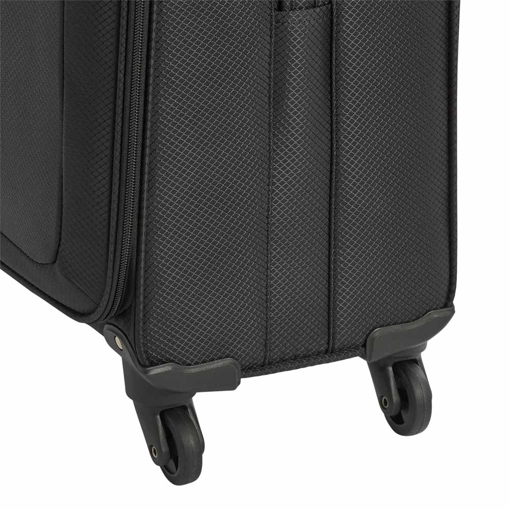 Wilko Ultralite Black Suitcase Bundle Wilko
