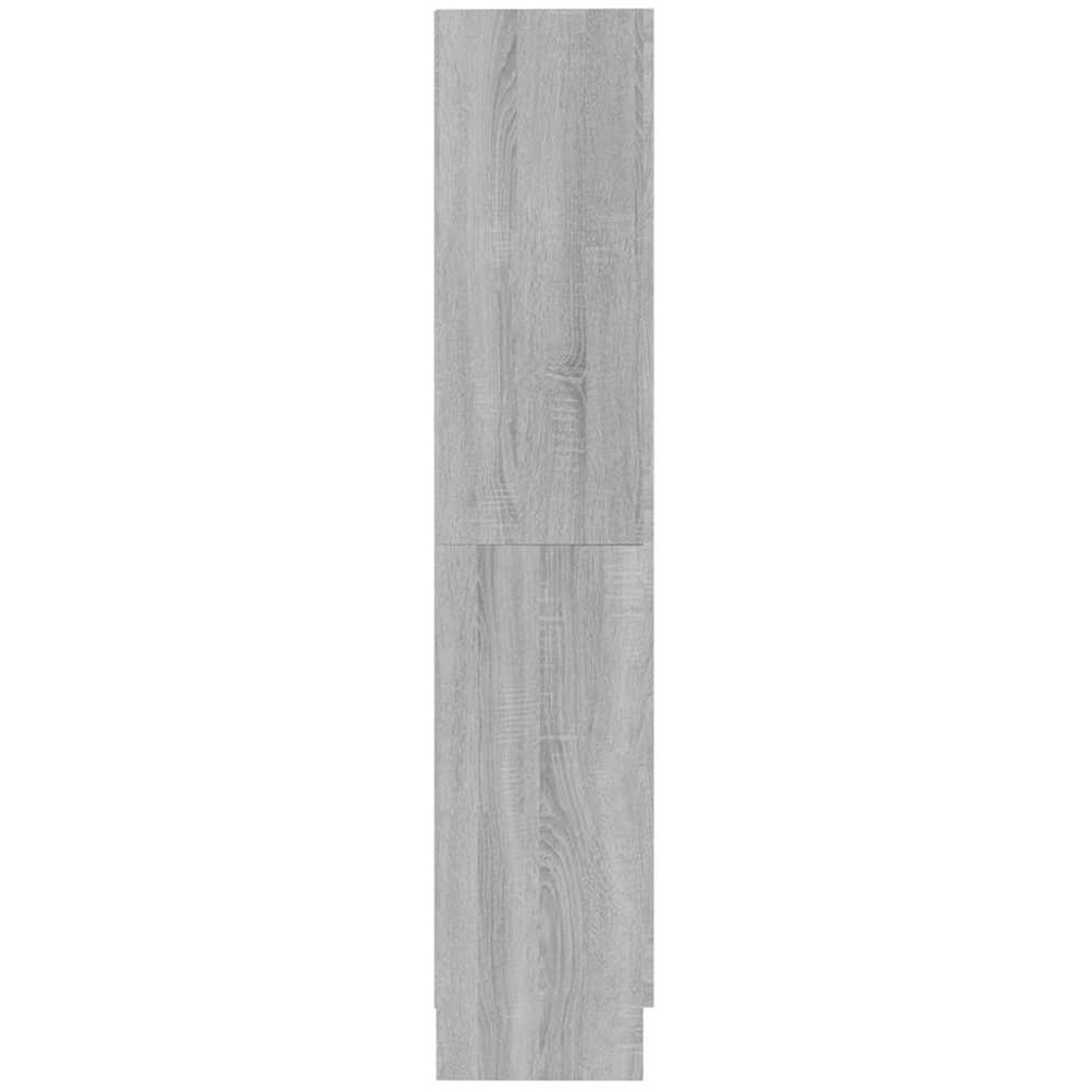vidaXL 2 Door Grey Sonoma Oak Cabinet Image 6