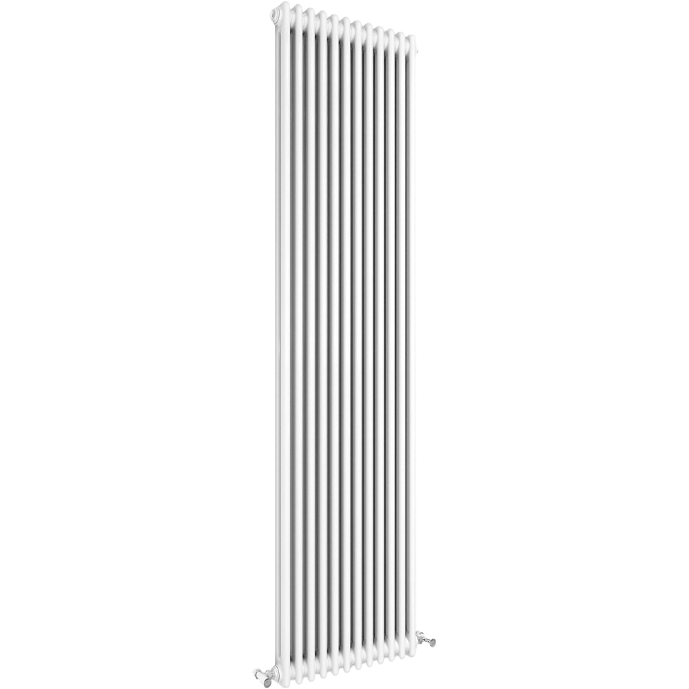 Stech Homes 6174 BTU White 2 Column Vertical Radiator 1800 x 560mm Image 1