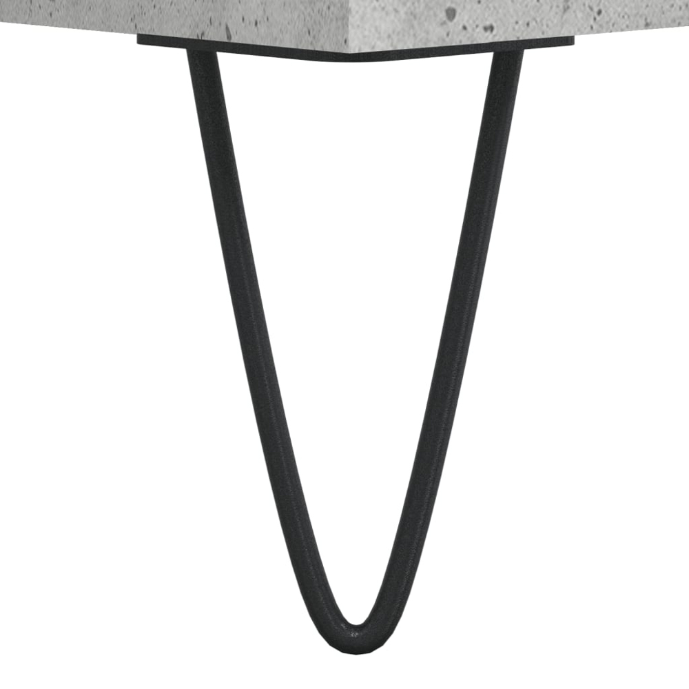 vidaXL 2 Door 3 Shelf Concrete Grey TV Cabinet Image 9