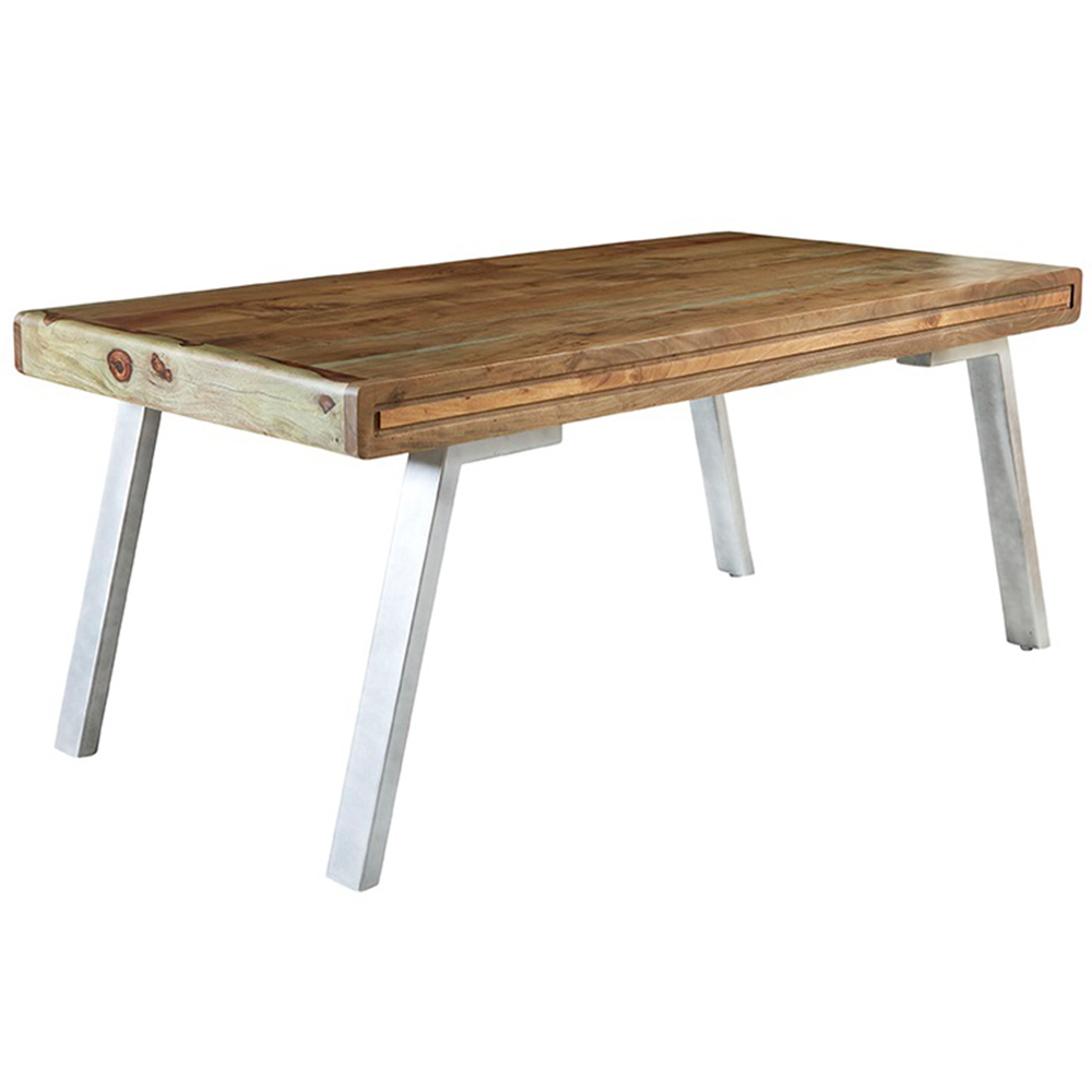 Brooklyn 6 Seater Hardwood Dining Table Image 2