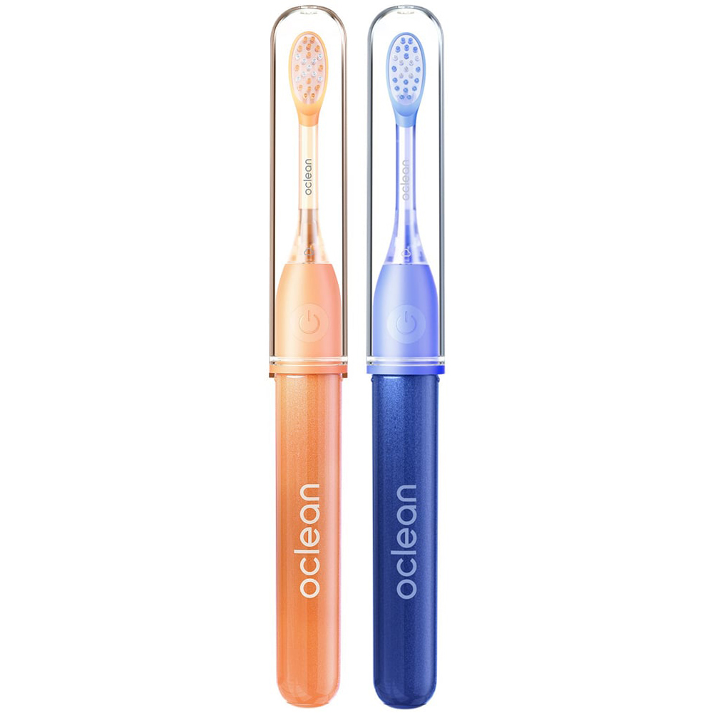 Oclean Ease Orange and Blue Rechargeable Electric Toothbrush Bundle Pack Image 1