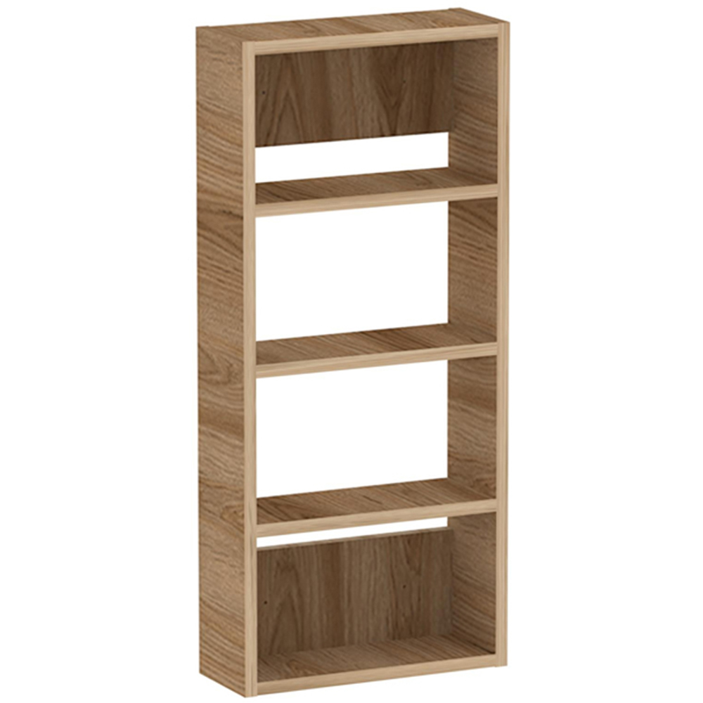 Decortie Rafina 4 Shelf Deep Oud Multipurpose Shelf Unit Image 2