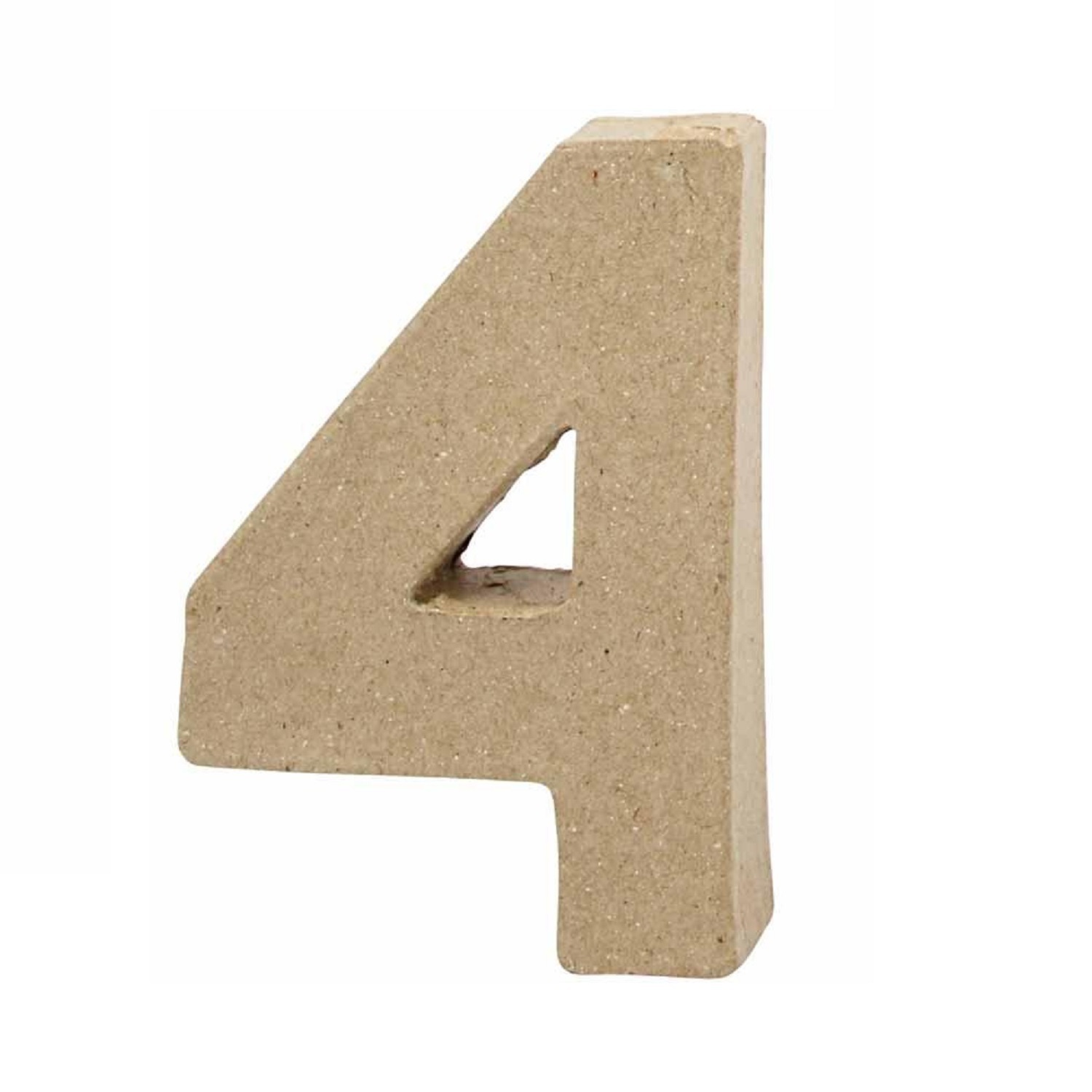 4 Papier Mache Number