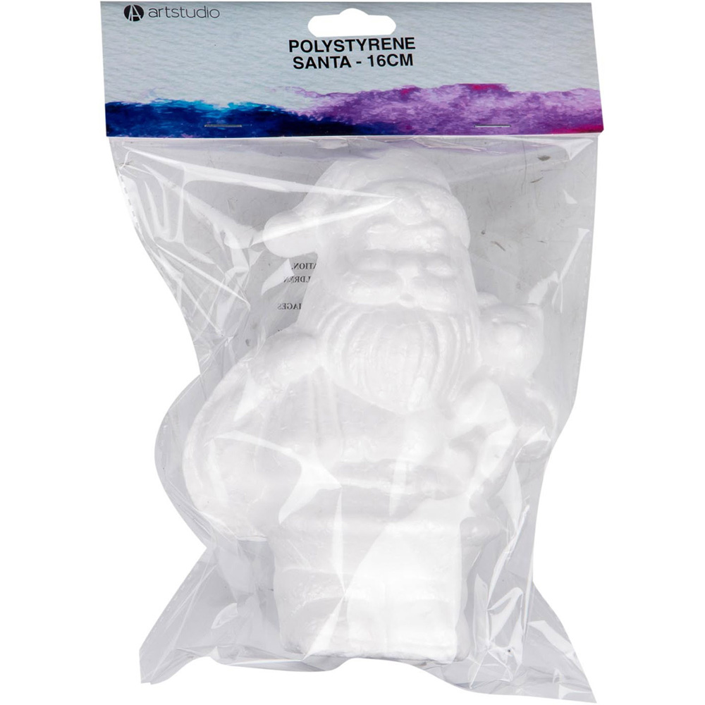 Art Studio 16cm Polystyrene Santa Image