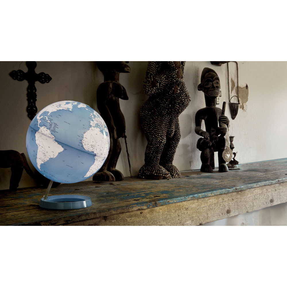 Atmosphere New Colour Bright Azure Pastel Illuminated Globe 30cm Image 2