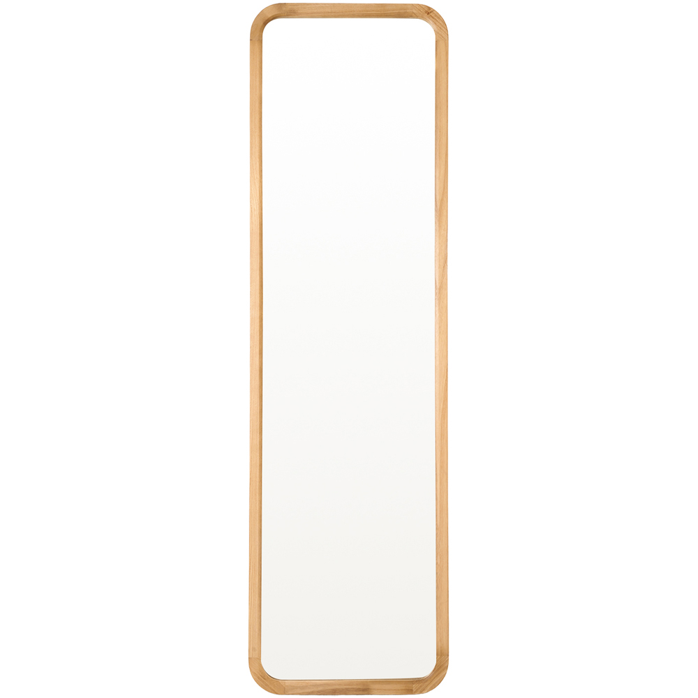 Living and Home Natural Pine Wall or Floor Mount Full Length Mirror 155 x 45cm Image 3
