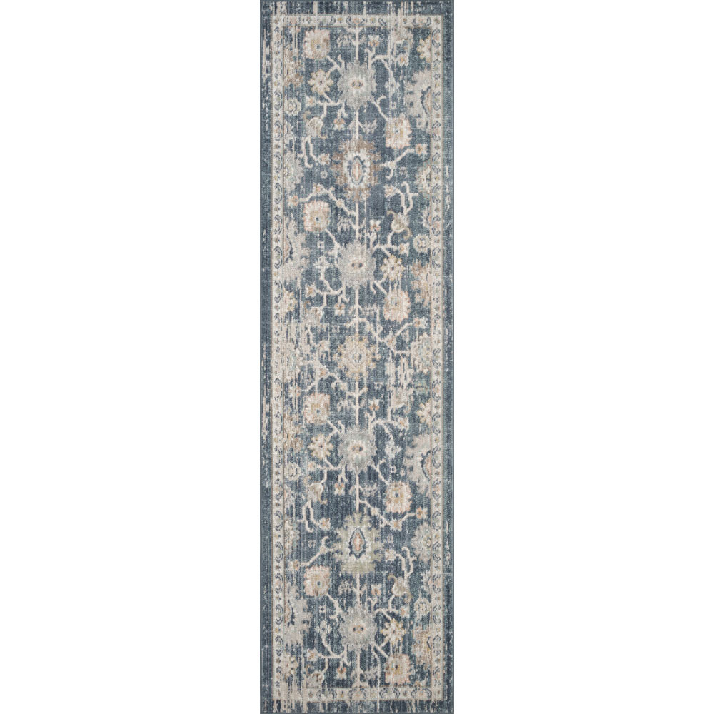 Desire Rugs Maia Navy Lagoon Floral Non Slip Rug 200 x 300cm Image 6