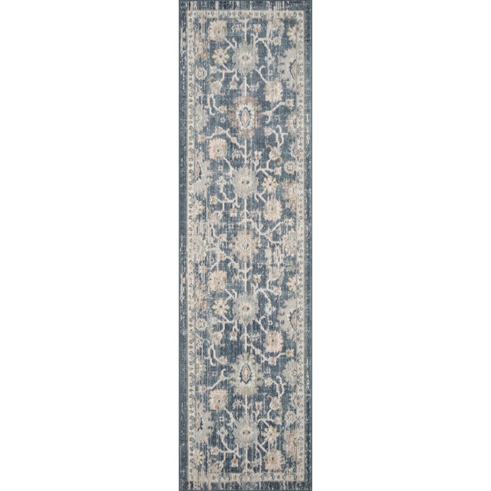 Desire Rugs Maia Navy Lagoon Floral Non Slip Rug 120 x 180cm Image 6