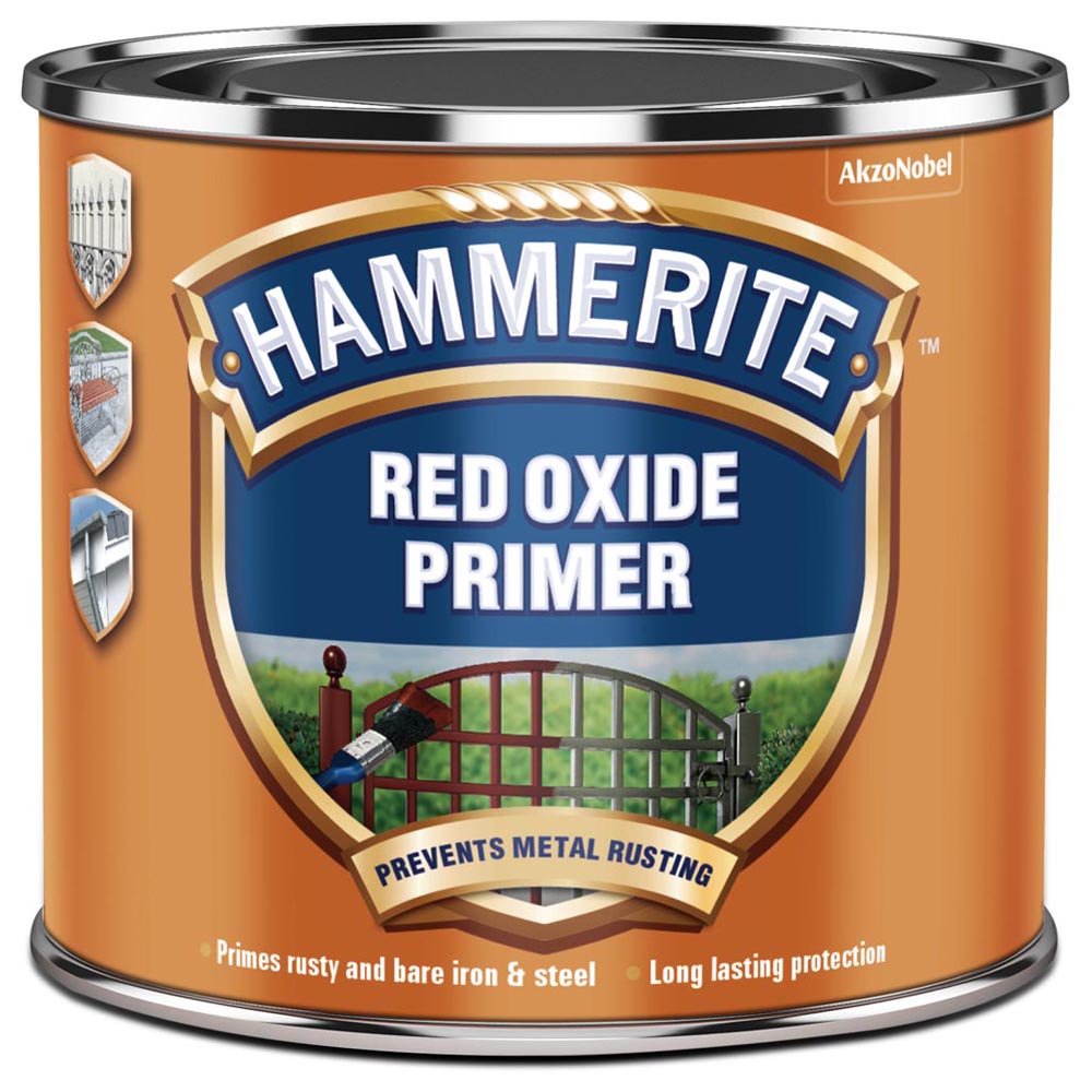Hammerite Red Oxide Primer 500ml Image 2