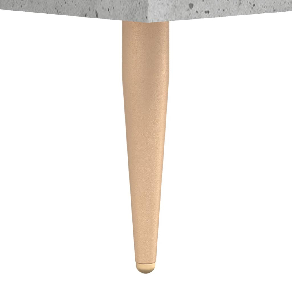 vidaXL 6 Shelf Concrete Grey Highboard Image 8