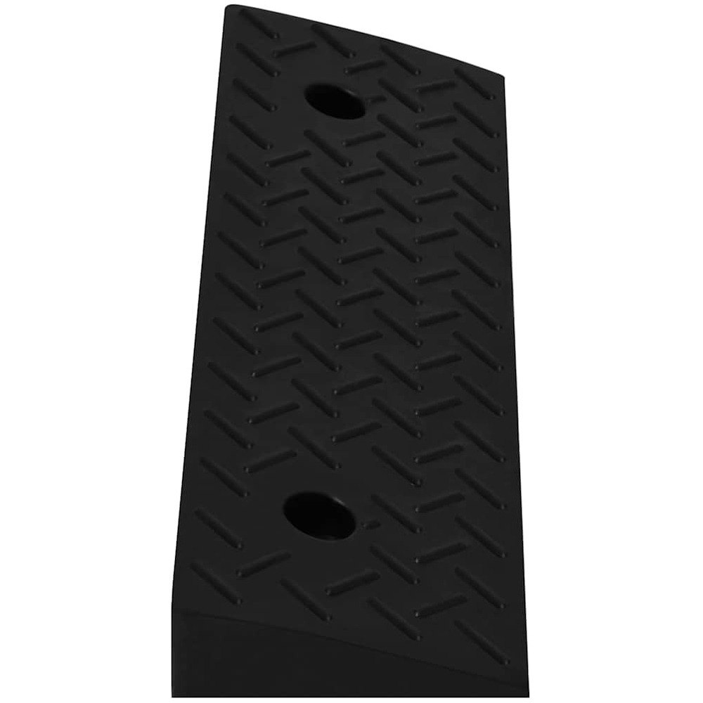 Wallplus Black Rubber Kerb Ramp 2 Pack 17.5 x 50 x 5cm Image 4