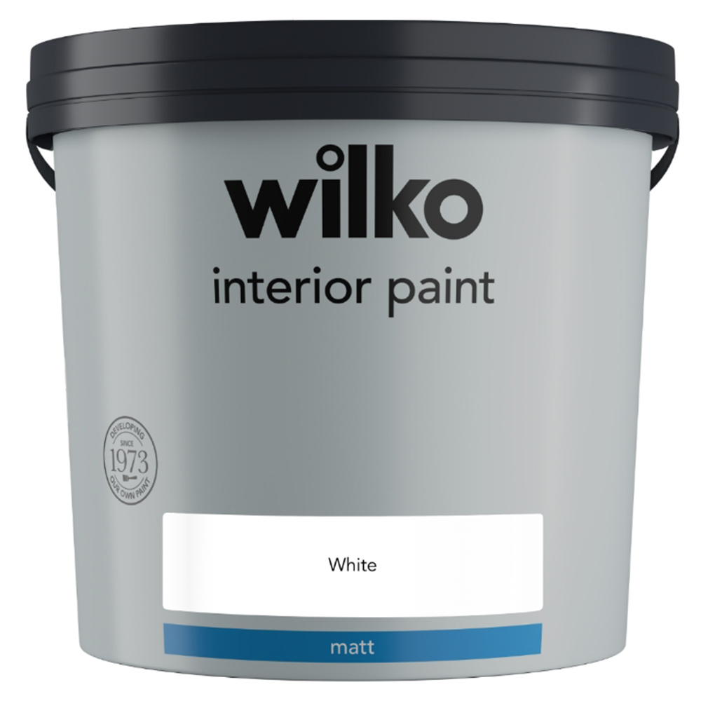 Wilko Interior White Matt Emulsion Paint 5L Image 2
