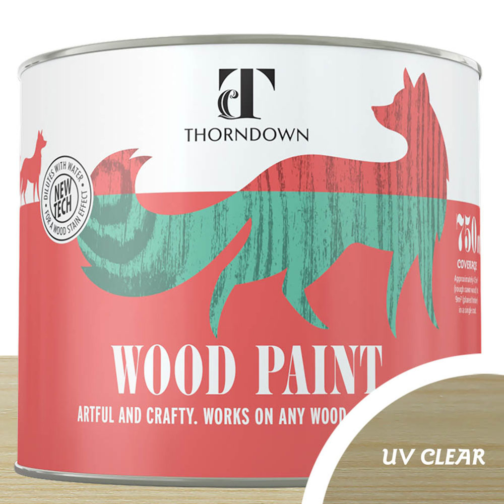 Thorndown UV Clear Satin Wood Paint 750ml Image 3