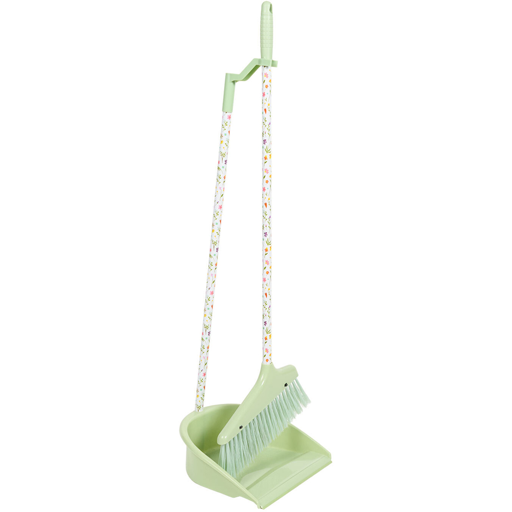Wildflower Long Handle Dustpan Green Image 2