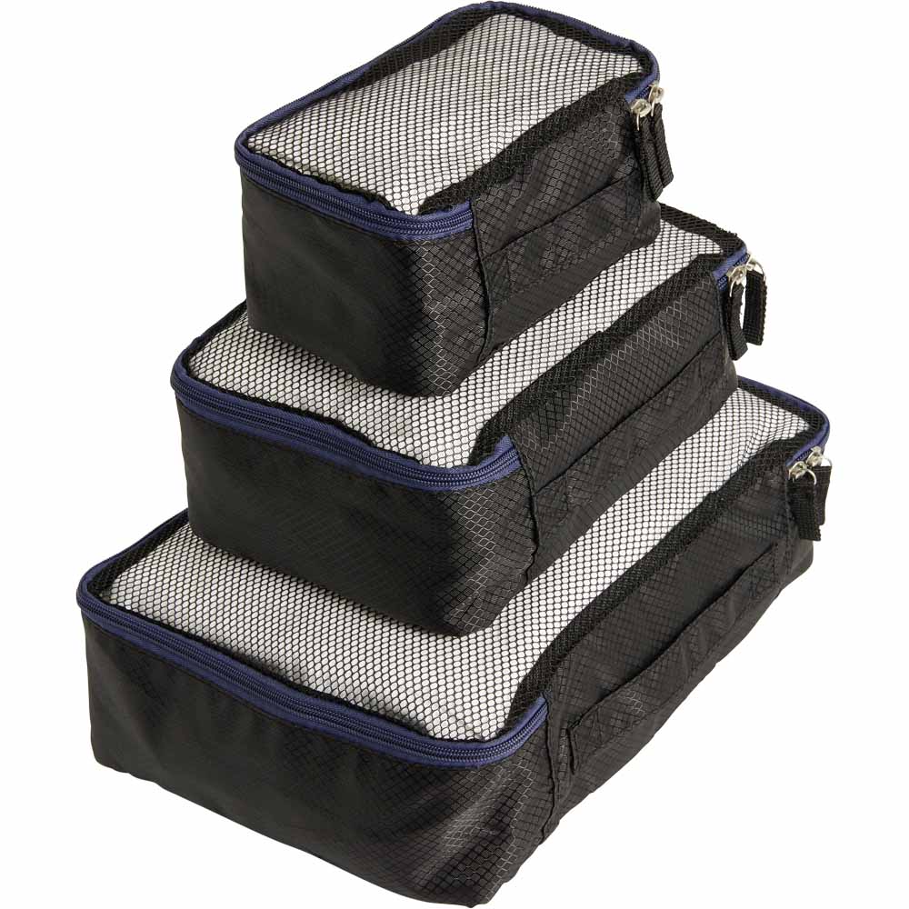 Wilko Luggage Organiser Set Polyester