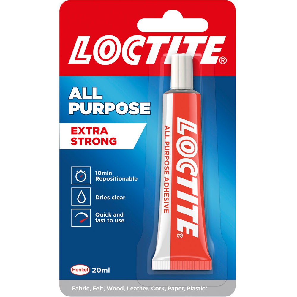 Loctite All Purpose Extra Strong Glue 20ml Image