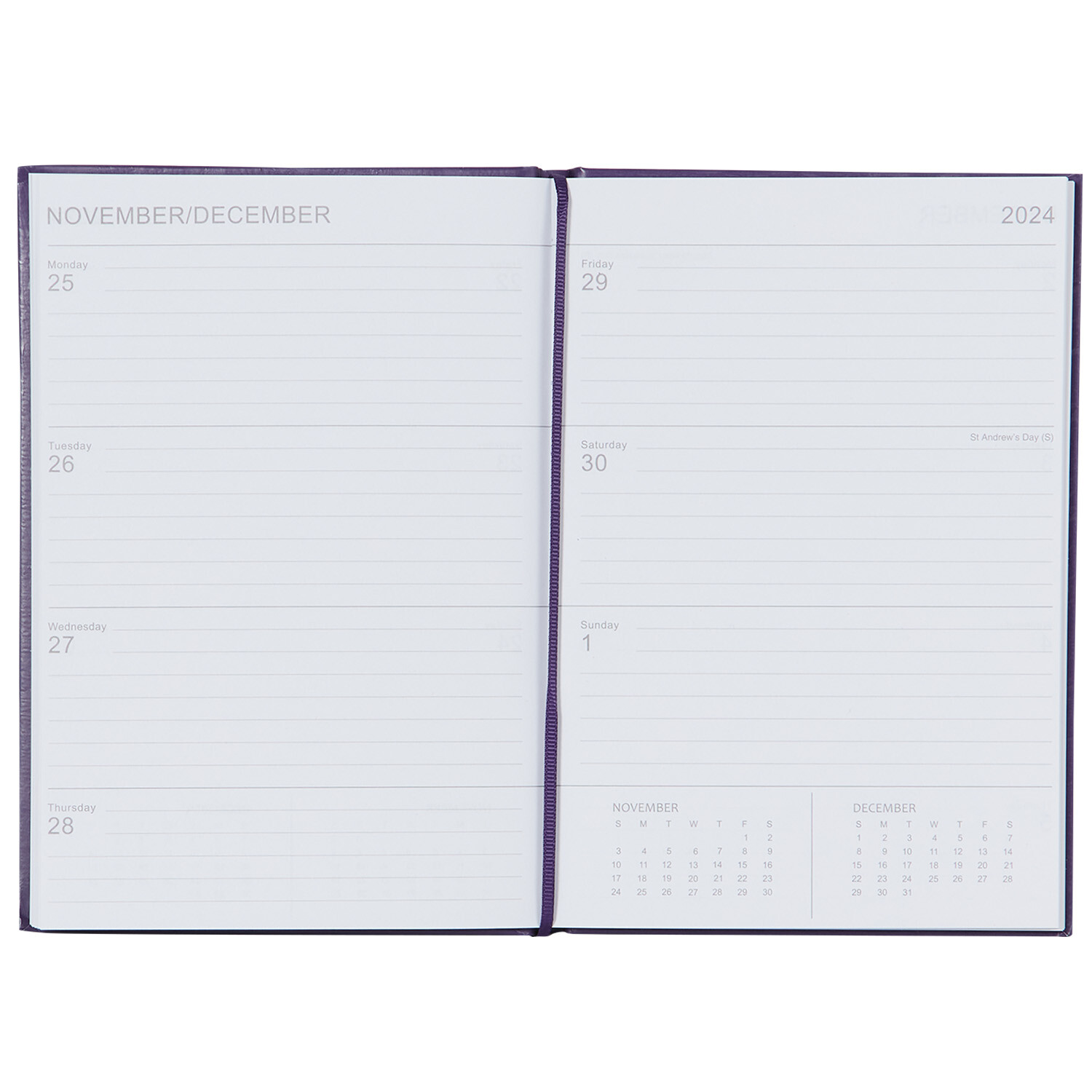 24/25 A5 Foiled Plain Academic Diary Image 9