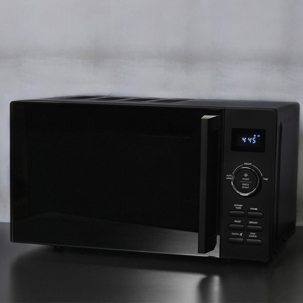 Matte Black 20L Microwave 800W Image 2