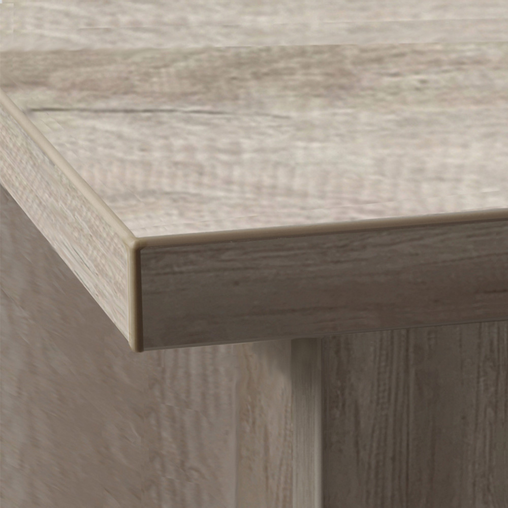 R White Cabinets 2 Drawer 4 Shelf Grey Filing Cabinet with Hutch Image 3