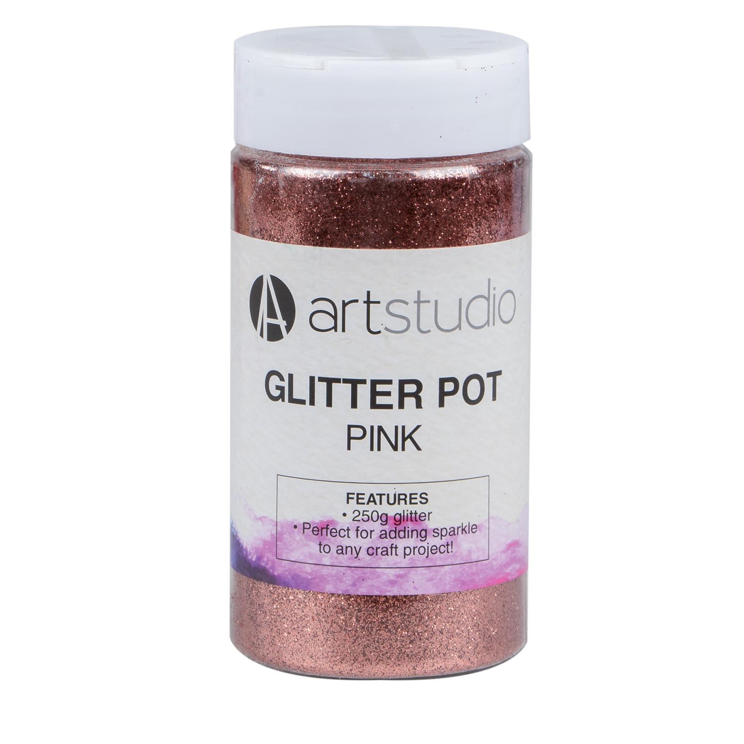 Glitter Pot Pink/Iridescent Image 2