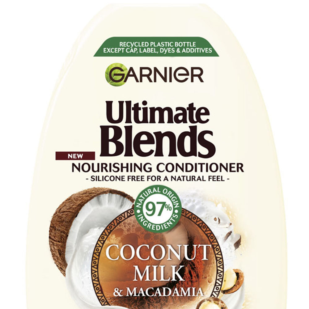 Garnier Ultimate Blends Coconut Milk Dry Hair Conditioner 400ml Image 3