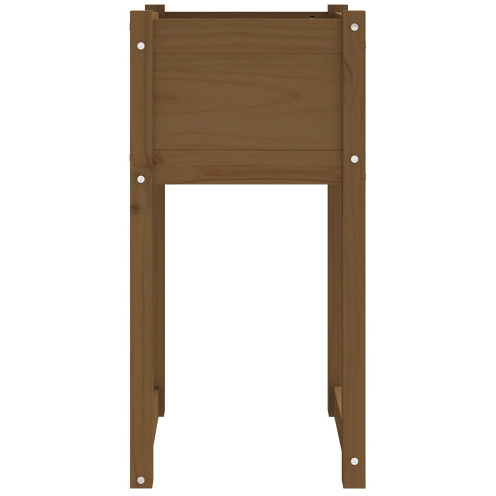 vidaXL Honey Brown Pine Wood Garden Planter 81 x 40 x 40cm Image 3