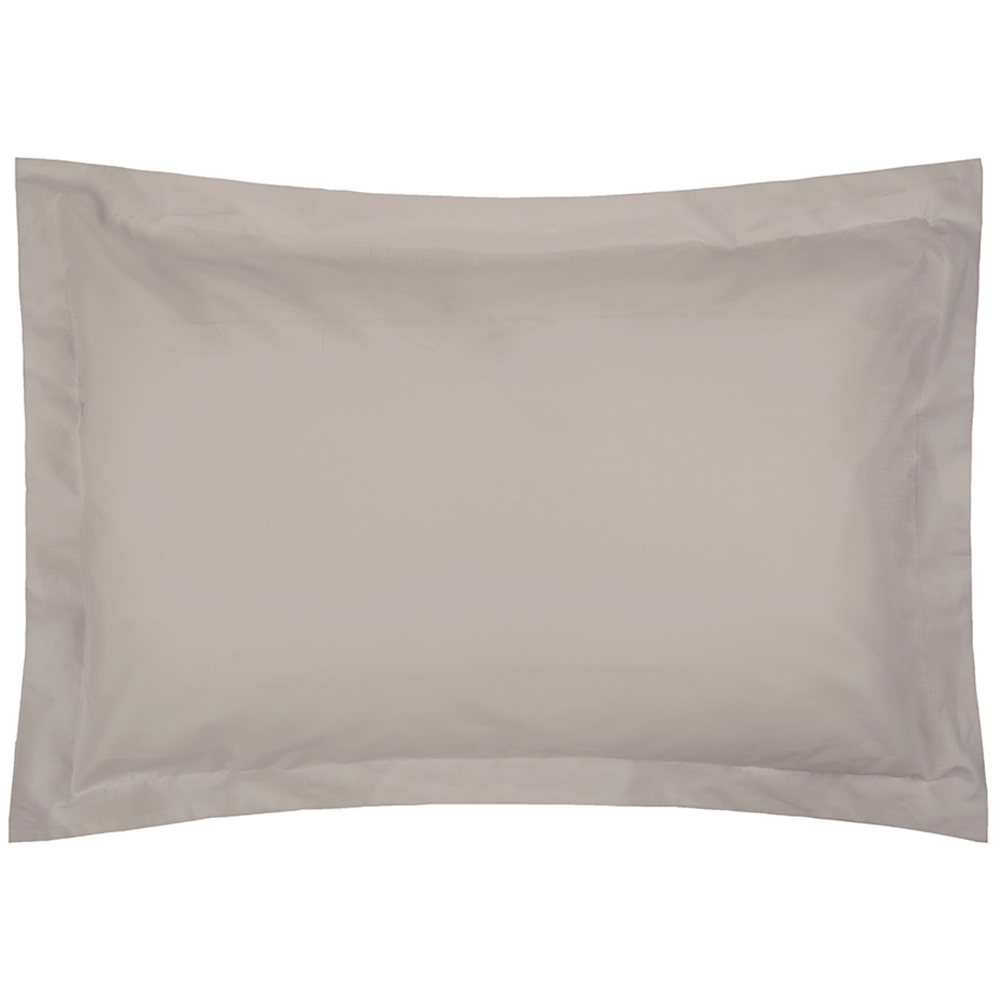 Serene Oxford Mushroom Pillowcase Image 1