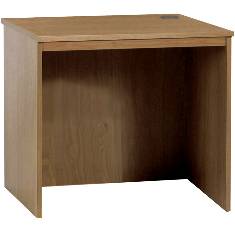 R White Cabinets Home Office Desk Brown Image 2