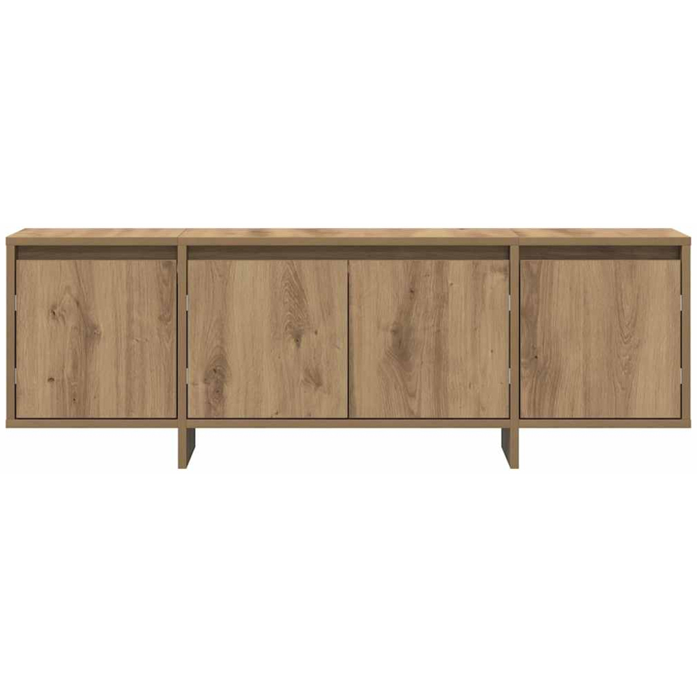 vidaXL 4 Door Artisan Oak TV Cabinet Image 5