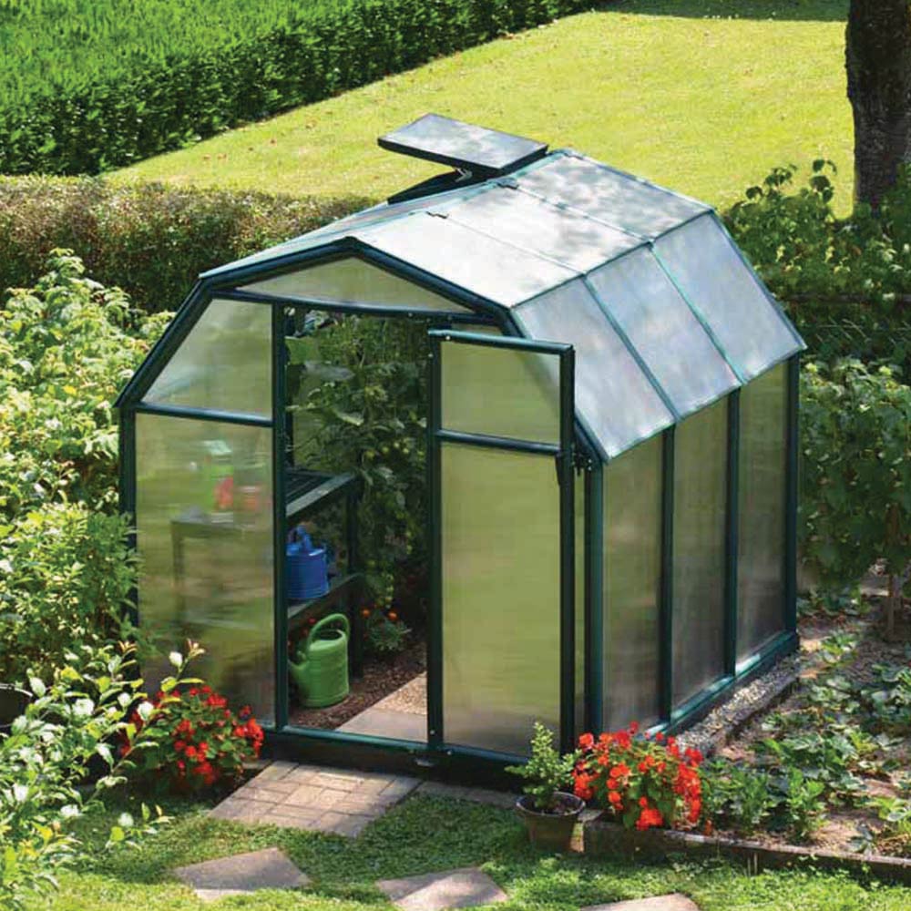 Palram Canopia Eco Grow Polycarbonate 6 x 6ft Greenhouse Image 2