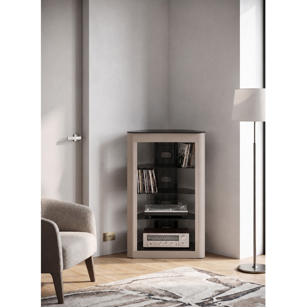 Centurion Zinnia 5-Tier Gloss Black Media Unit Image 4