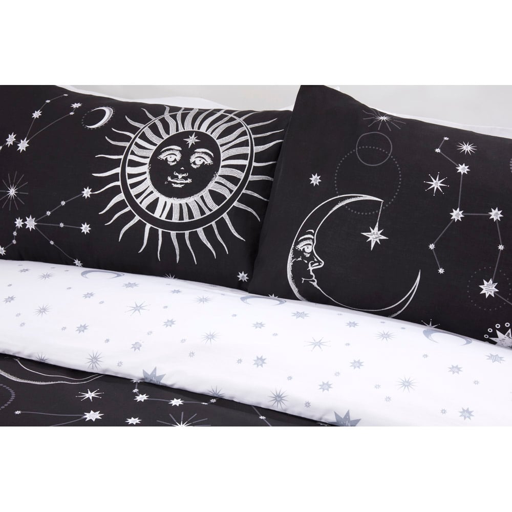 Rapport Home Celestial Double Black Duvet Set Image 3