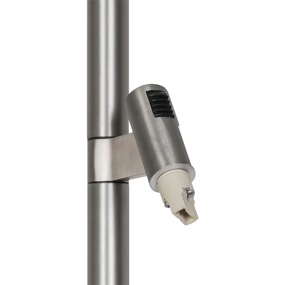 Nordlux Makoto 2 Light Satin Chrome Floor Lamp Image 5