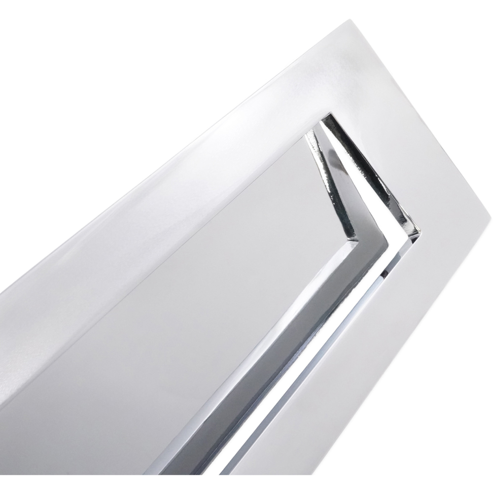 Spira Brass Victorian Polished Chrome Letter Plate 300mm Image 4